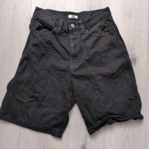 Uniqlo U Shorts Mens Size 27 Black UniqloU Shorts Cotton Casual Pockets